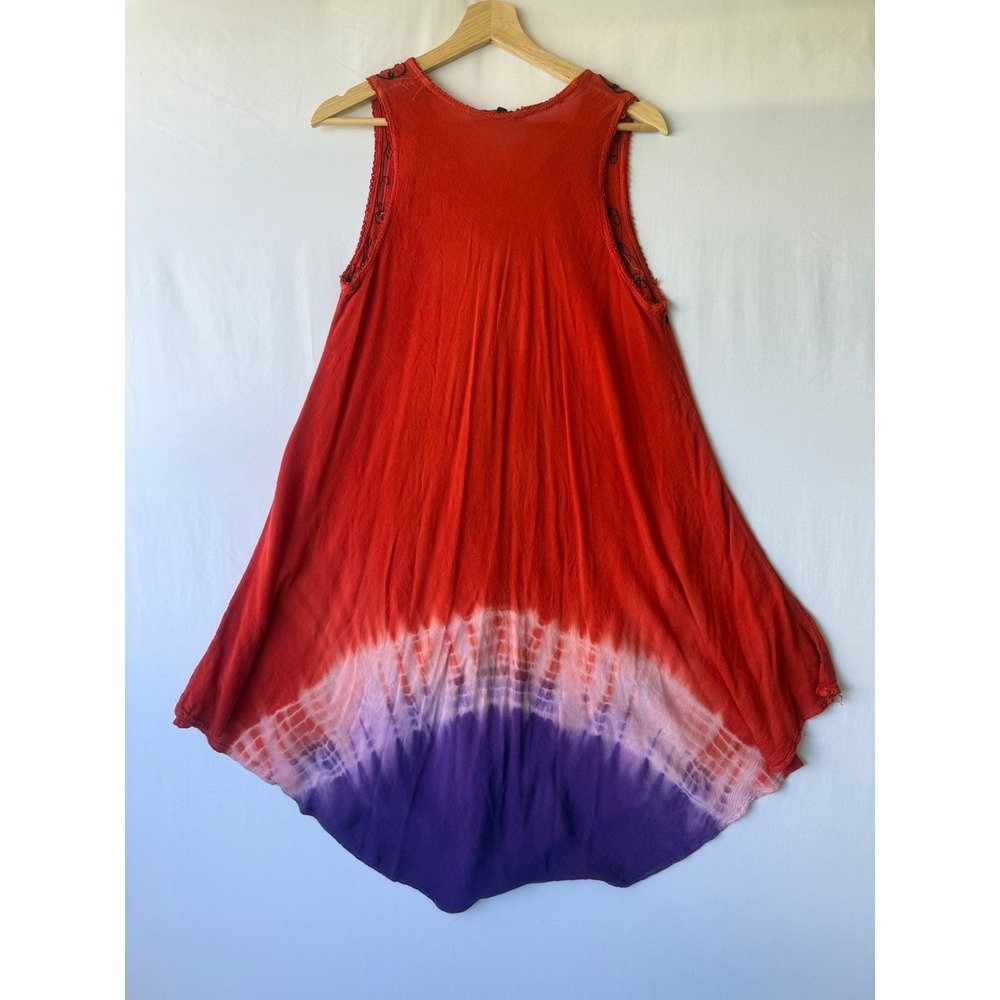Riviera‎ Sun Red/Purple  Free Plus Cover Up Dress- Size Free Plus - Picture 7 of 7